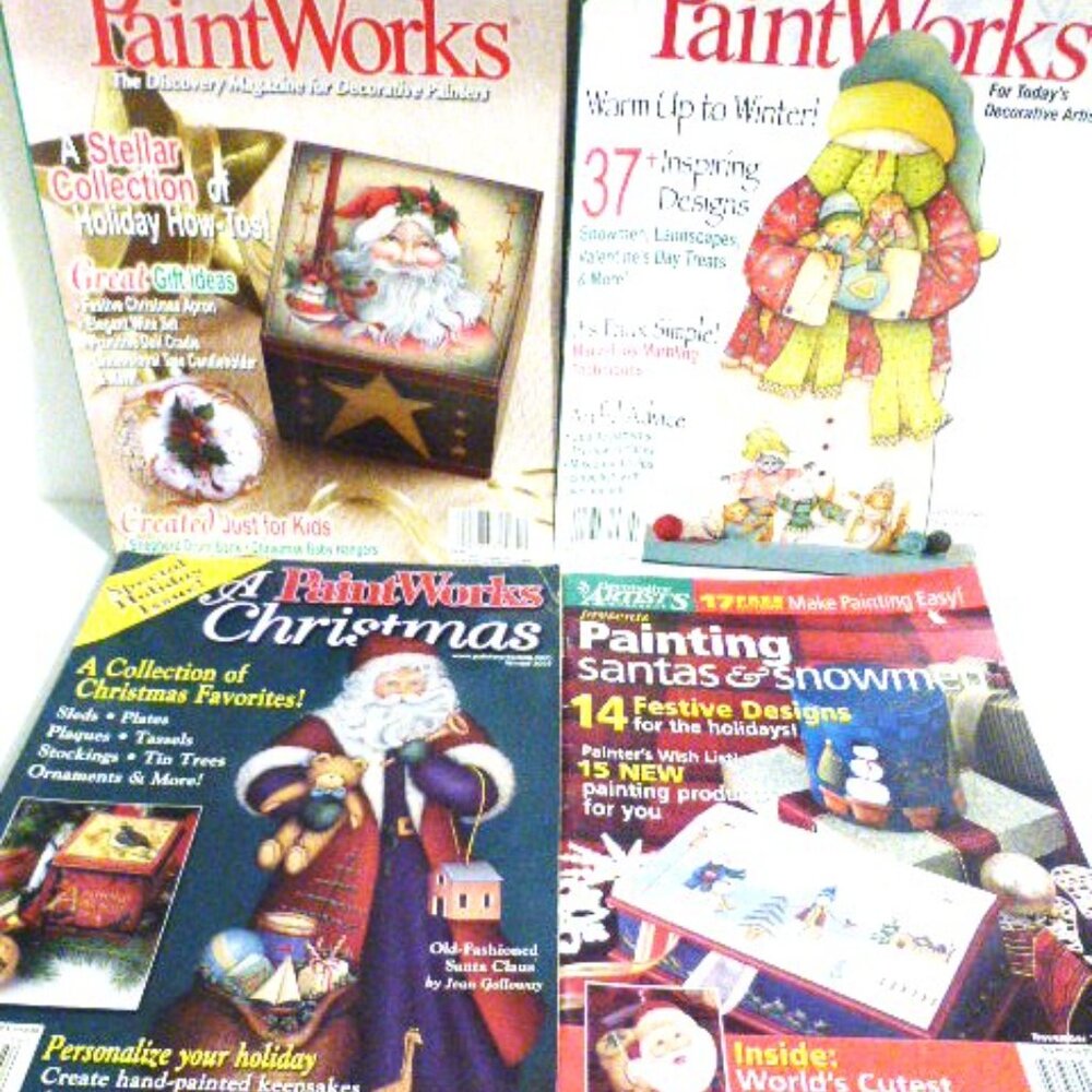 4 PAINT WORKS Magazine CRAFT Projects Christmas Painting Craft